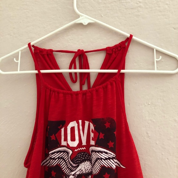 ✨Love USA Sleeveless Top w/ Fringe✨ - Picture 4 of 7